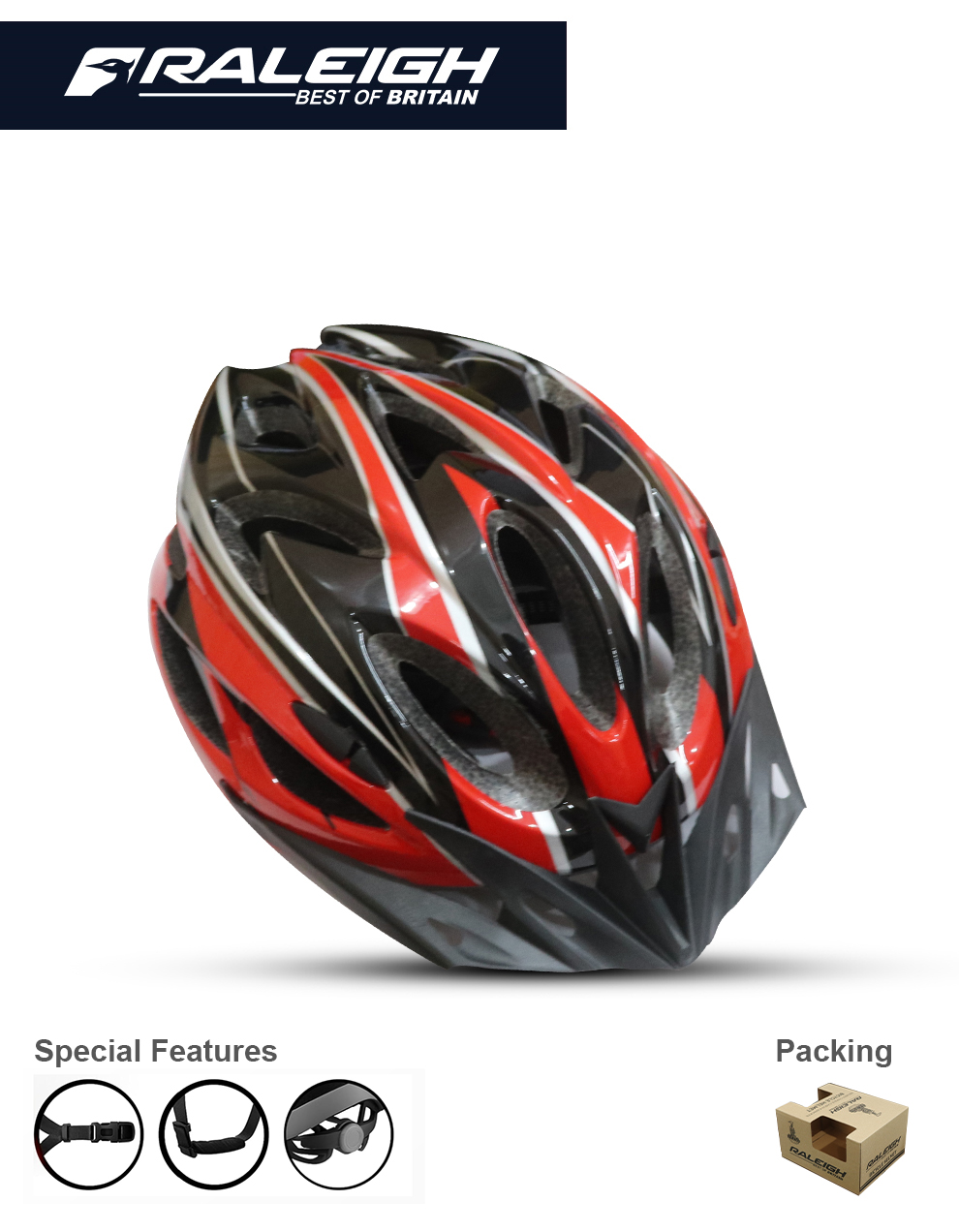 bicycle raleigh safety helmet for mtb02